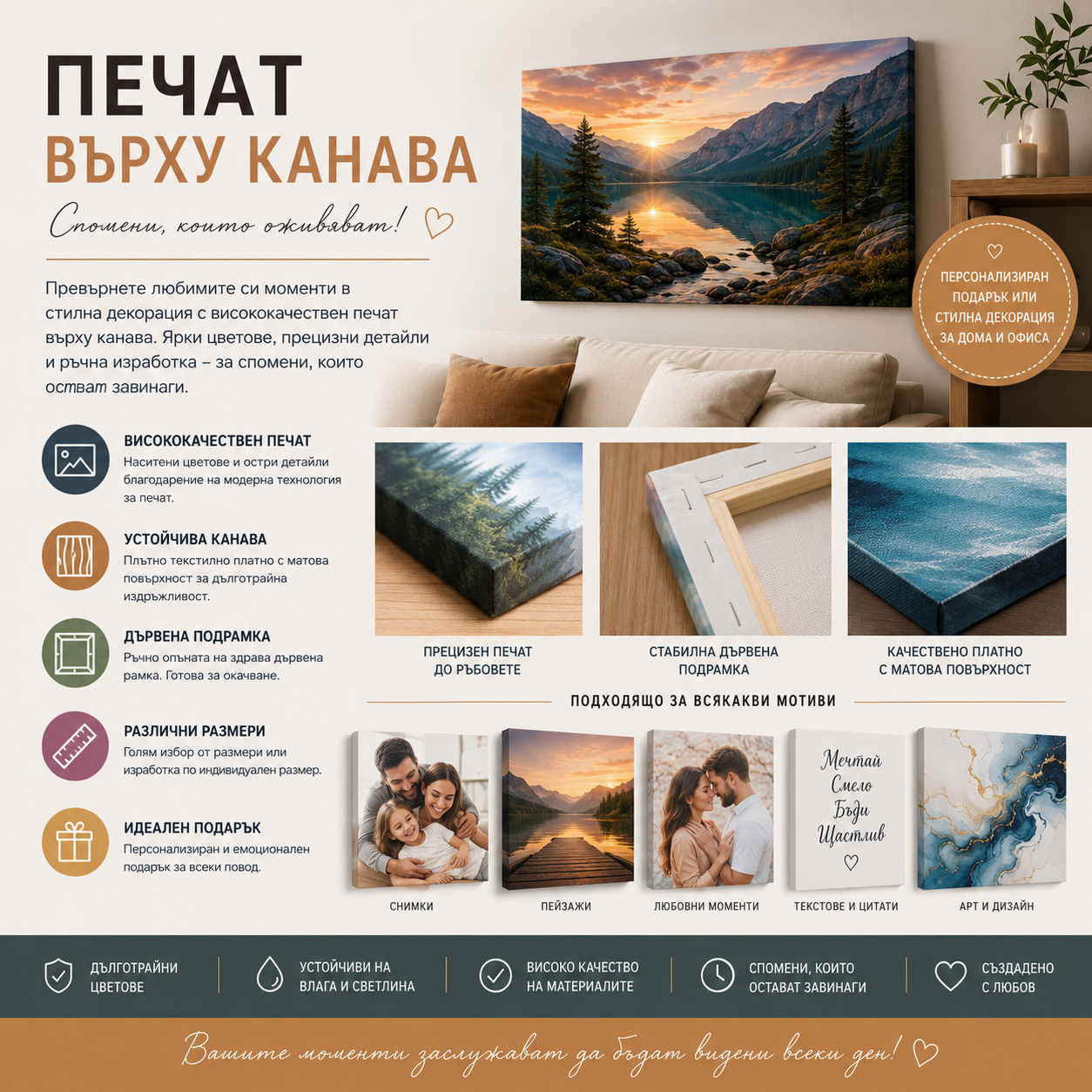 Печат върху канава